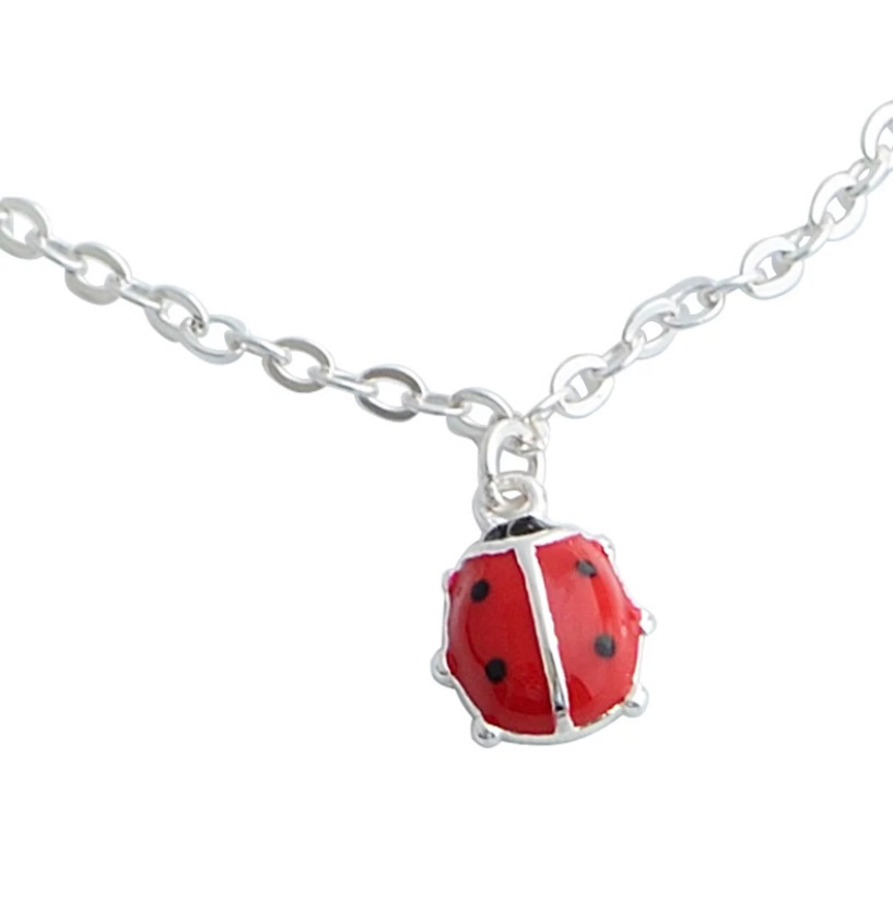 925 Sterling Silver Ladybug Bracelet For Toddlers, Kids - Forever Kids Jewelry