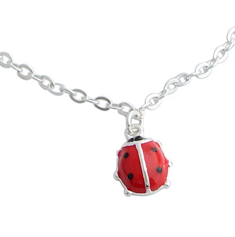 925 Sterling Silver Ladybug Bracelet For Toddlers, Kids - Forever Kids Jewelry