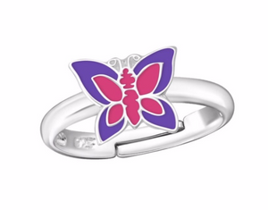 925 Sterling Silver Butterfly Ring For Toddlers, Kids - Forever Kids Jewelry