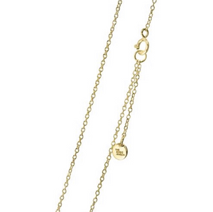 4K gold Plated, 925 Sterling Silver Chain 14”+1” Chain for Toddlers, Kids, Teens - Forever Kids Jewelry