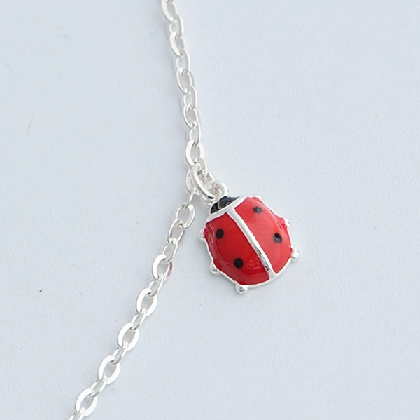 925 Sterling Silver Ladybug Bracelet For Toddlers, Kids - Forever Kids Jewelry