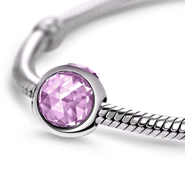 925 Sterling Silver Crystal Charm - Forever Kids Jewelry