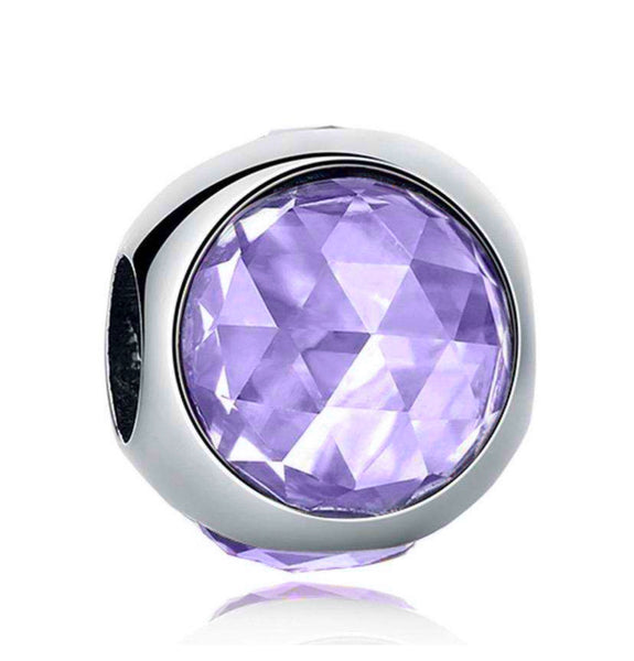 925 Sterling Silver Crystal Charm - Forever Kids Jewelry