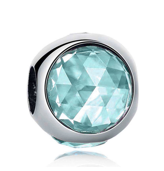 925 Sterling Silver Crystal Charm - Forever Kids Jewelry