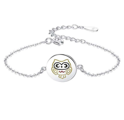 925 Sterling Silver Owl Bracelet For Baby, Toddlers, Kids - Forever Kids Jewelry