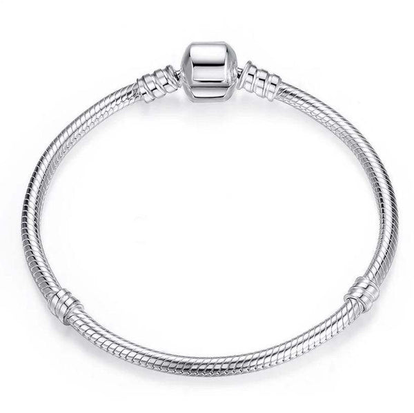925 Sterling Silver Polished Charm Bracelet For Kids, Teens - Forever Kids Jewelry