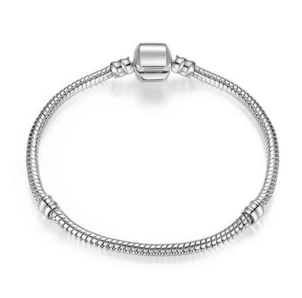 925 Sterling Silver Polished Charm Bracelet For Kids, Teens - Forever Kids Jewelry