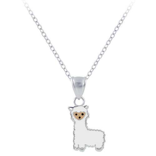 925 Sterling Silver Llama Necklace For Kids, Teens - Forever Kids Jewelry